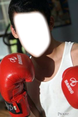 a boxer Фотомонтаж