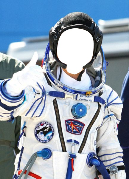 Astronaut Fotómontázs