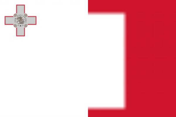 Malta flag Photomontage