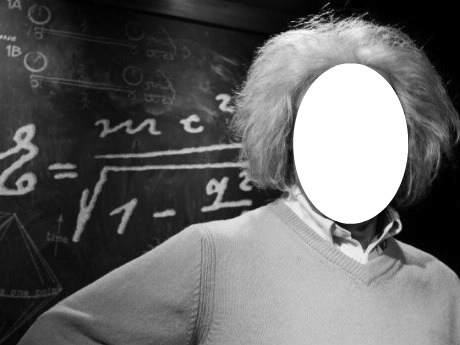 Einstein Fotomontage