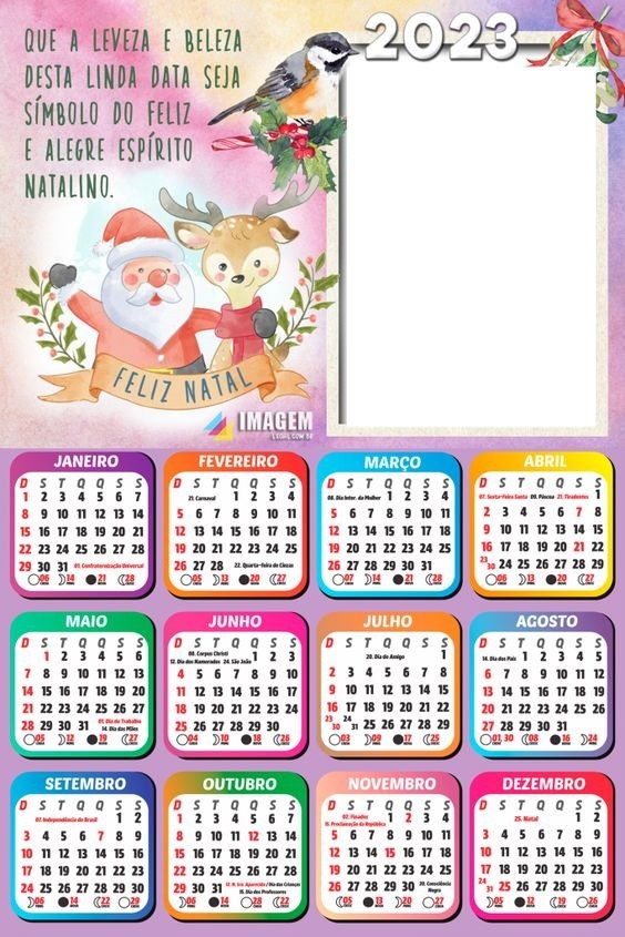 calendario 2023 Fotomontāža