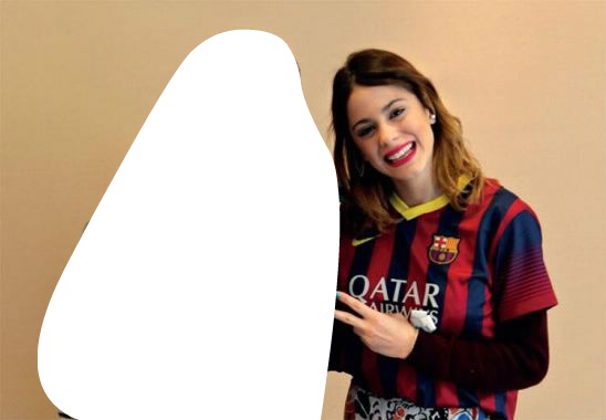 Tini y Messi Fotomontáž