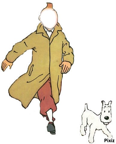 Tintin Fotomontage