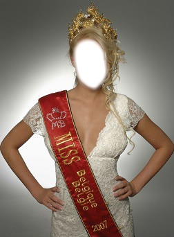 Miss Belgium Fotomontage