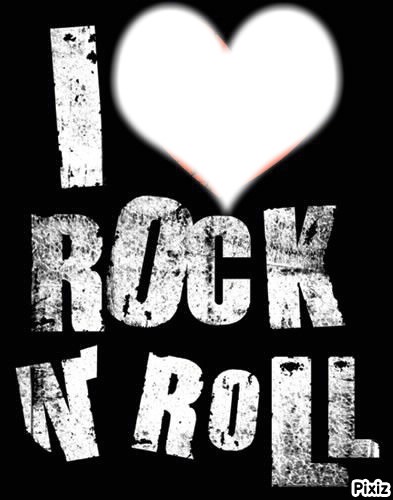 i love rock n' roll Фотомонтаж