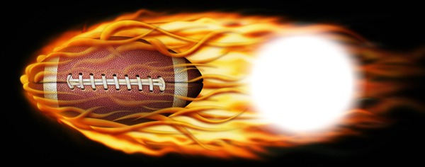 NFL On Fire Photo frame effect