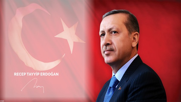 Recep Tayip Erdoğan Fotomontaggio