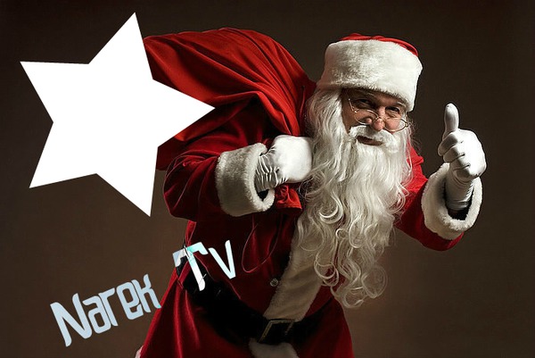 Santa Claus Narek Tv Montaje fotografico