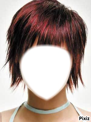pelo rojo Photomontage