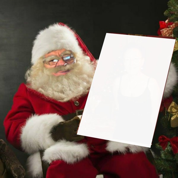 Père Noel Montaje fotografico