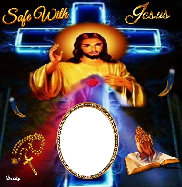 safe with jesus Photomontage