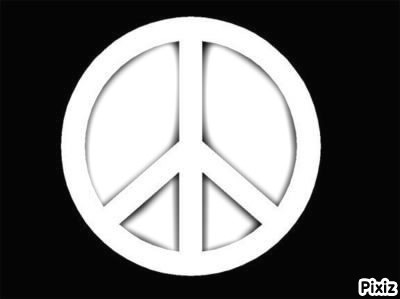 Peace And Love Photo frame effect