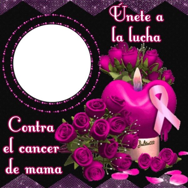 Julita02 cancer de mama Фотомонтаж
