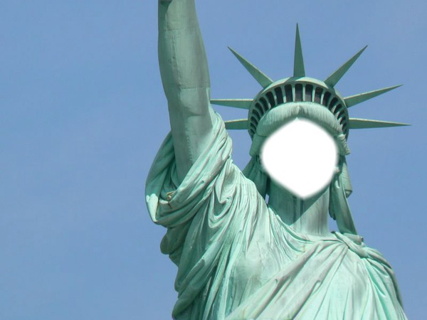 Statue de la liberté Photo frame effect