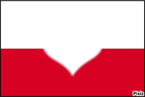 drapeau polonais Fotomontaggio