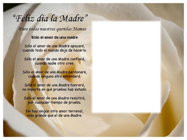 madres Photo frame effect