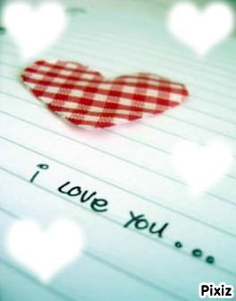 I Love You! Fotomontaż