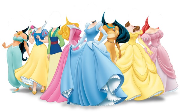 Princesses disney Photomontage