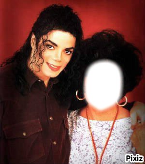 Michael Jackson et Elisabeth Taylor フォトモンタージュ