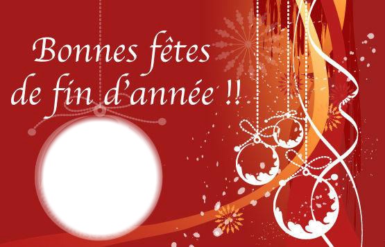 bonne fêtes de fin d'annee Fotoğraf editörü