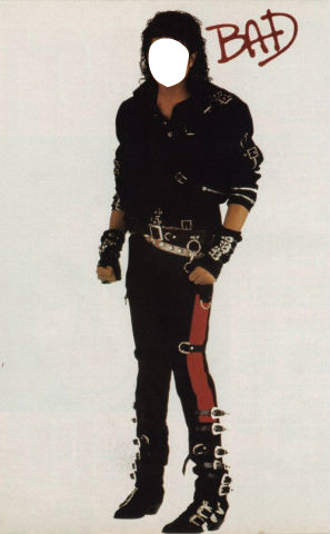 Michael Jackson bad Fotomontaža
