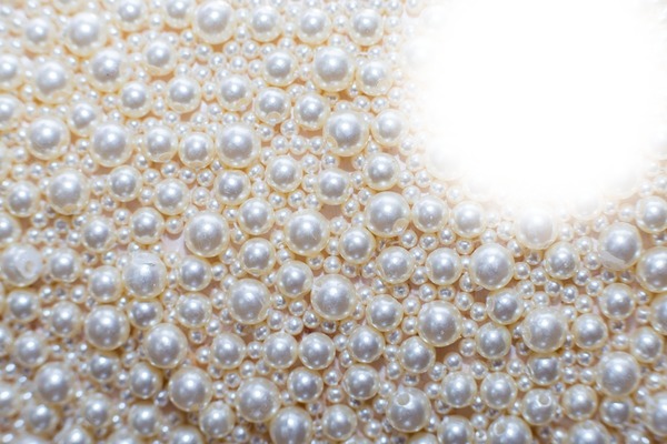 pearls Photo frame effect