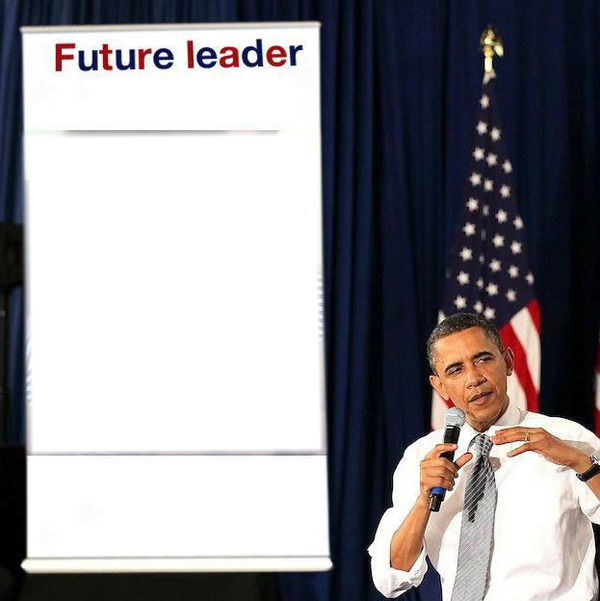 future leader Fotomontáž