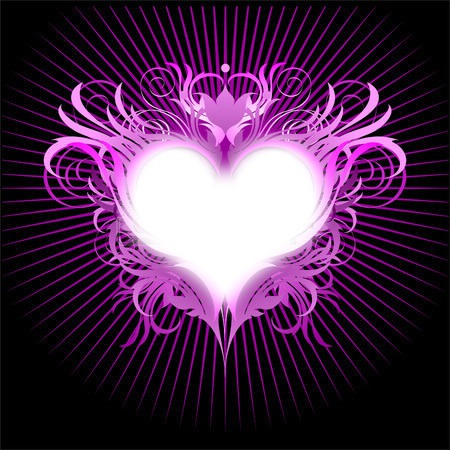 purple heart Fotomontāža