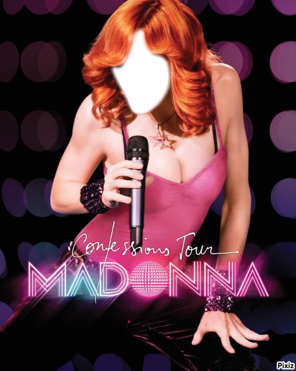 Madonna フォトモンタージュ
