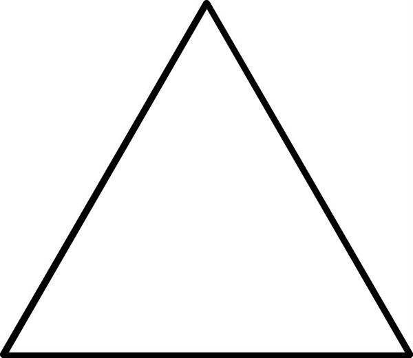 Triangle swag Fotomontaža