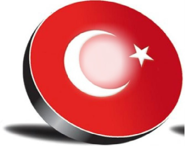 Türkiye bayrak Photo frame effect
