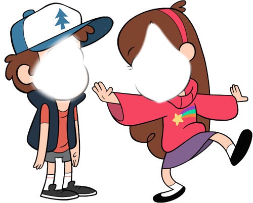 Dipper and Mabel Fotomontage