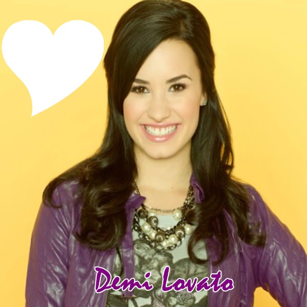 Moldura da Demi Lovato Fotomontage