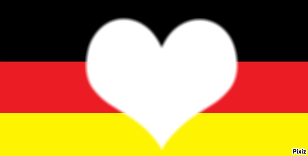 love you germany Photo frame effect