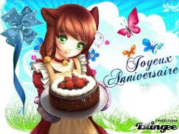 anniversaire manga Montage photo