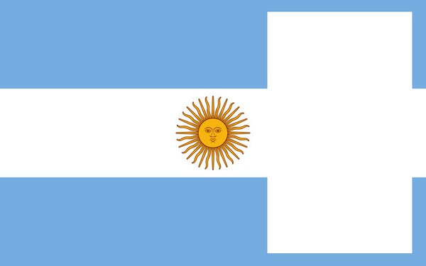 Argentina flag Photomontage