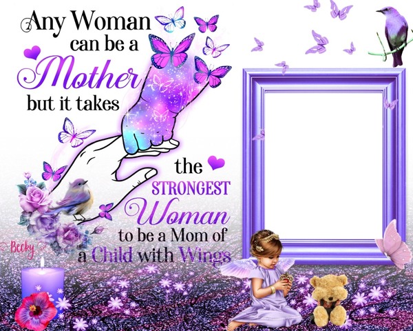 any woman can be a mother Fotomontaggio