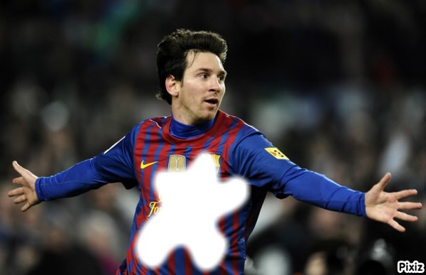 Messi !! Photo frame effect