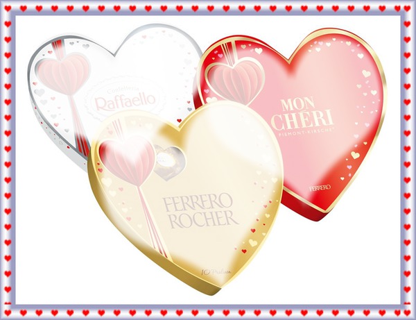Ferrero Küsschen Fotomontage