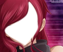 fairy tail erza Photo frame effect