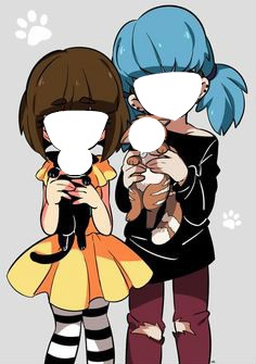 Fran Bow and Sally Face Photo frame effect