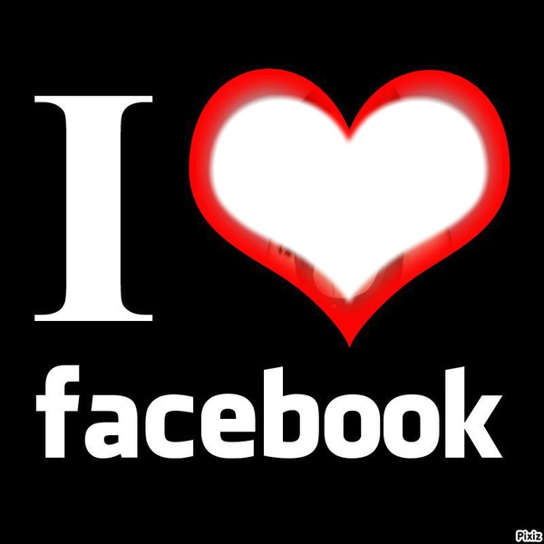 facebook love Fotomontage