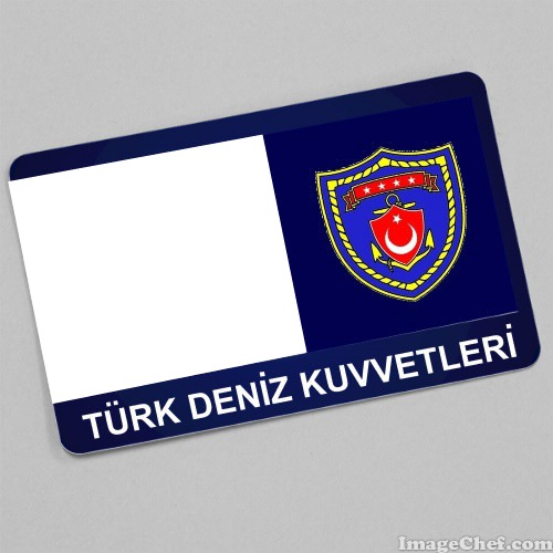Türk Deniz Kuvvetleri Kart Fotomontáž