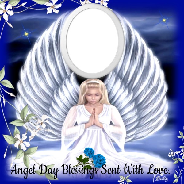 angel day blessings Fotomontagem