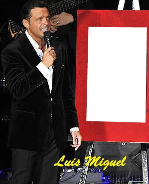 LUIS MIGUEL Photo frame effect