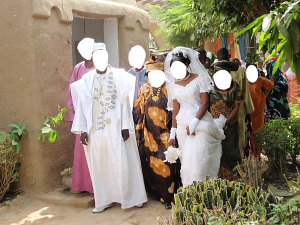 mariage afriquain Photo frame effect