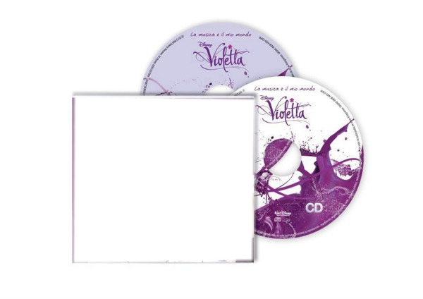 cd de violetta CANTAR ES LO QUE SOY Fotomontage