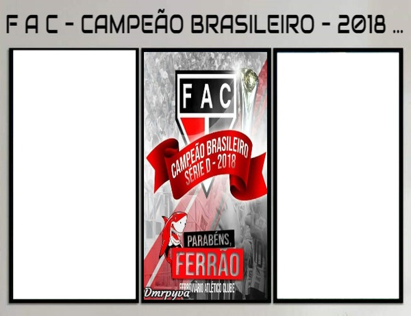 DMR - FERRIM Campeão Brasileiro - 2018 Φωτομοντάζ