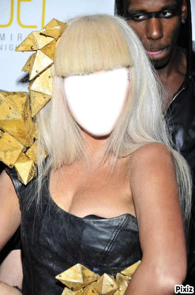 Lady Gaga Fotomontaggio