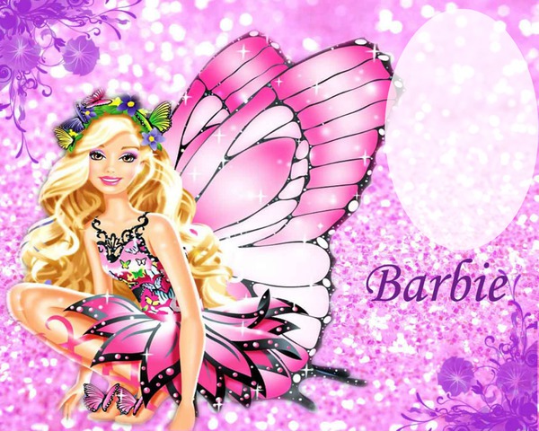 Barbie Photo frame effect